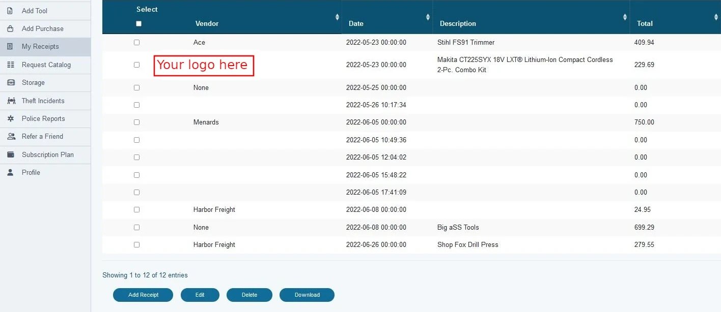 Screenshot of PowerTool Safe™ interface